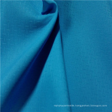 Water & Wind-Resistant Anti-Static Sportswear Woven Plaid Dobby Jacquard 100% Polyester Fabric Peach Skin (53181)